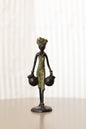 "Water Carrier" Bronze Sculpture (Green)